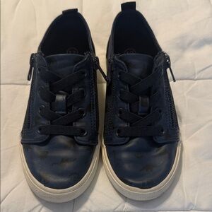 Cat & Jack Navy Sneakers with White Soles